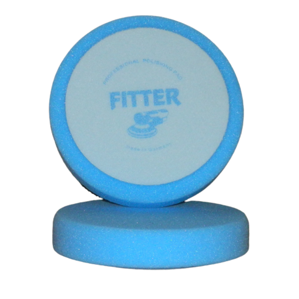 Полировальный круг FITTER, синий мягкий на липучке D-150 мм