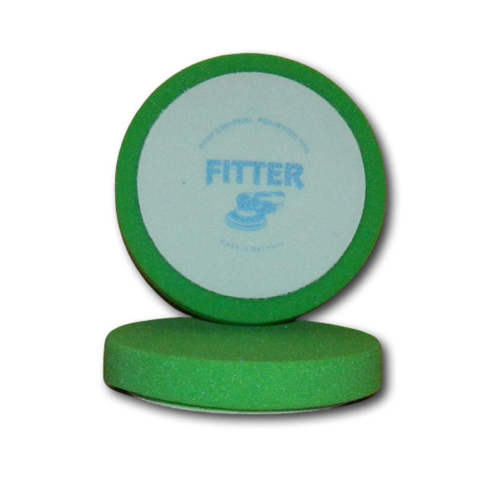 Полировальный круг FITTER, зеленый, на липучке универсальный D-150 мм