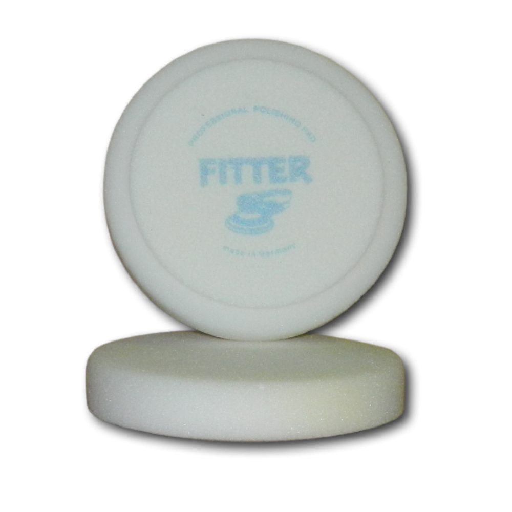 Полировальный круг FITTER, белый твердый на липучке D-150 мм
